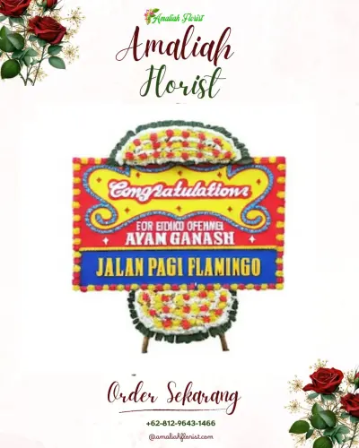 Bunga Papan Congratulation di Pulo Kerto